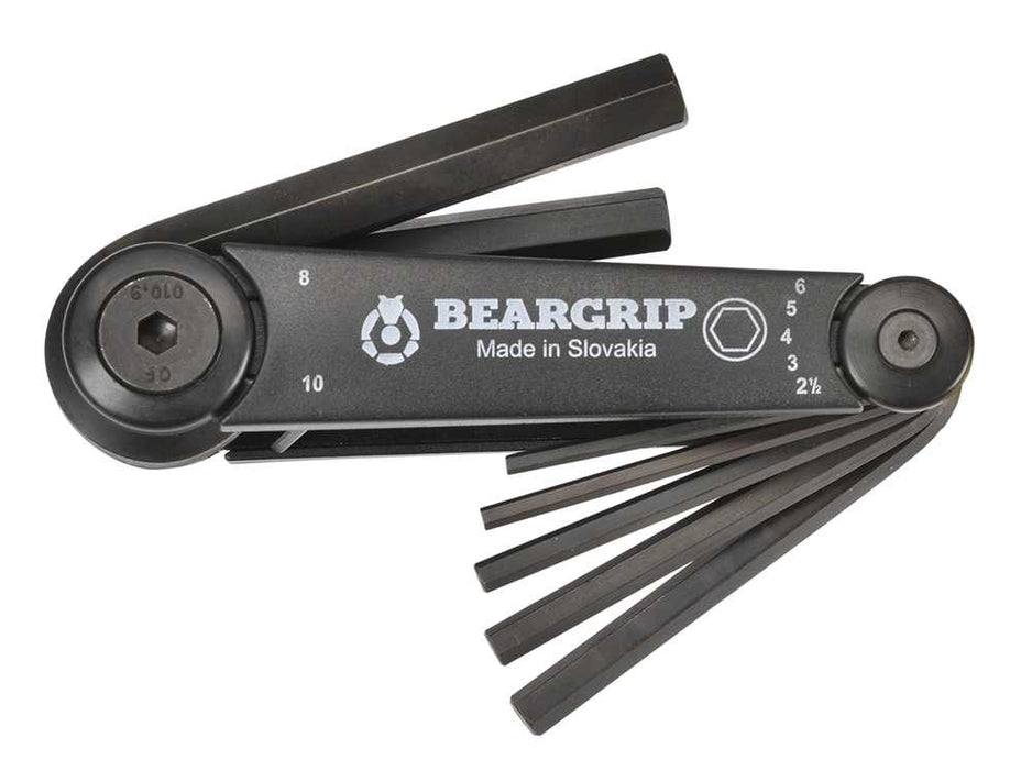 Beargrip Hex Key Pocket Set 7 piece 2.5mm-10mm BG-2292