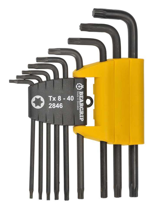 Beargrip Hex Key Swing Set 9 piece Torx T8-T40 BG-2846