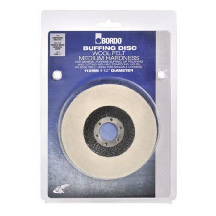 Bordo 115mm Wool Felt Buffing Disc 115mm buffing pad polishing pad