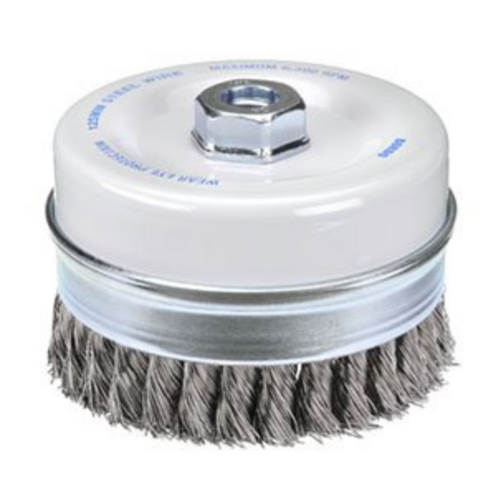 Bordo 125mm 1 Row 0.80mm Twist Knot Cup Brush