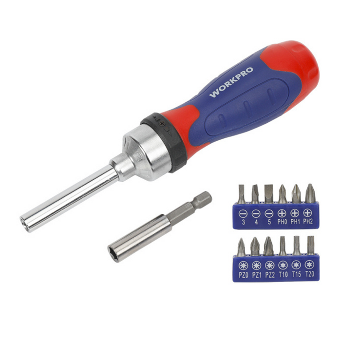 Workpro 14Pc Ratchet Screwdriver Set WP200524