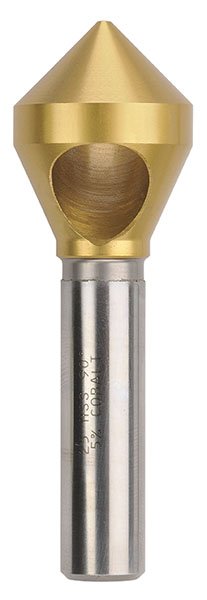 Bordo 10mm 90 Degree HSS Co5 TiN Coated Cross Hole Countersink 3850-10