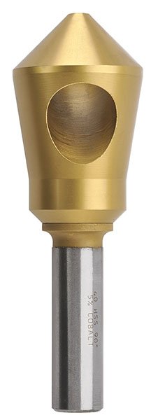 Bordo 10mm 90 Degree HSS Co5 TiN Coated Cross Hole Countersink 3850-10