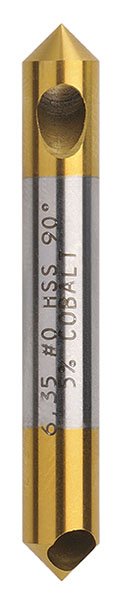 Bordo 10mm 90 Degree HSS Co5 TiN Coated Cross Hole Countersink 3850-10