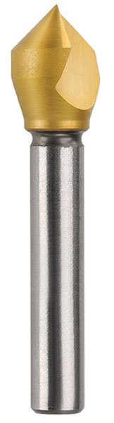 Bordo 90 Degree HSS Co5 TiN Coated Single Flute Countersink 3852