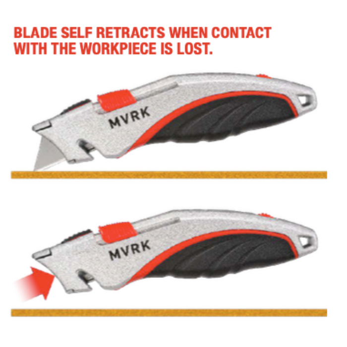 MVRK Super Safety Auto Retracting Safety Knife