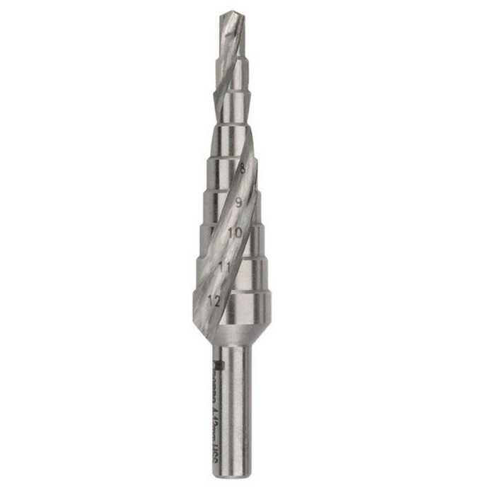 Bordo Spiral Flute M2-HSS Step Drill