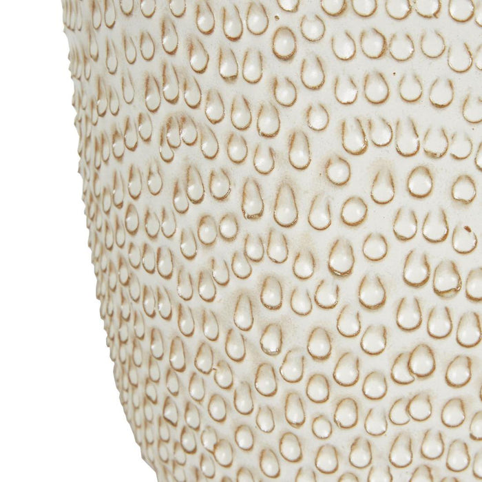 Spotted Bud Ceramic Vase Natural