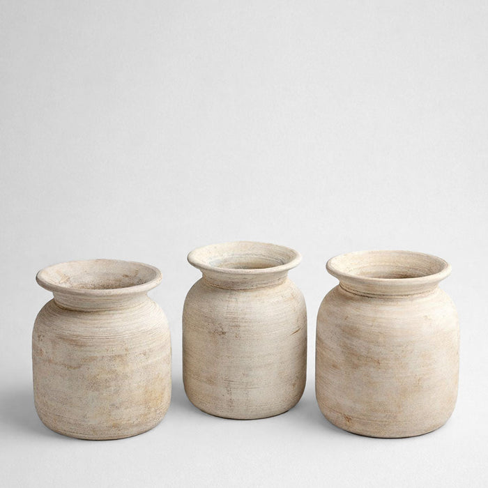 Decorative Wooden Pot Large