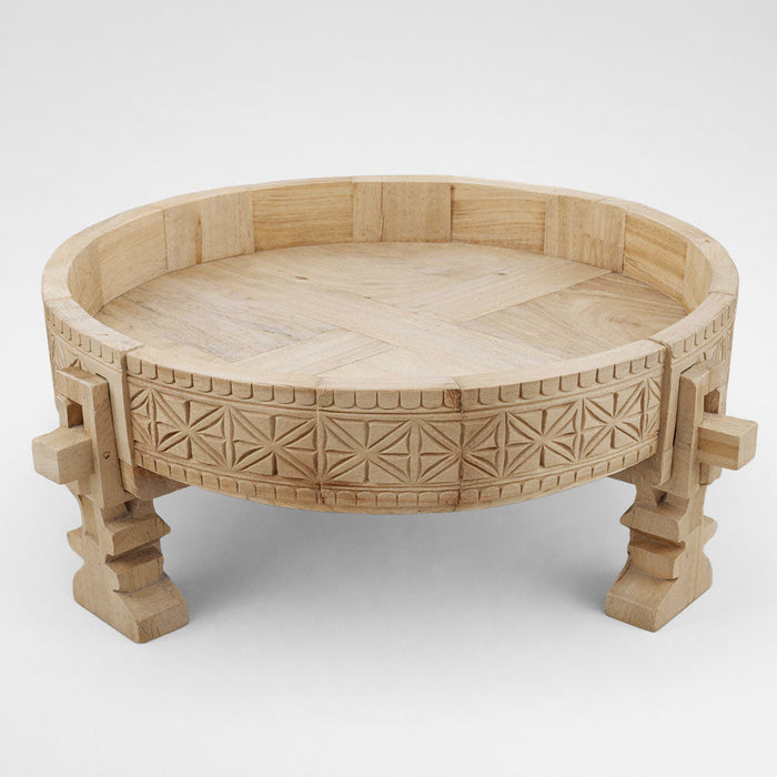 Decorative Wooden Grinder Table
