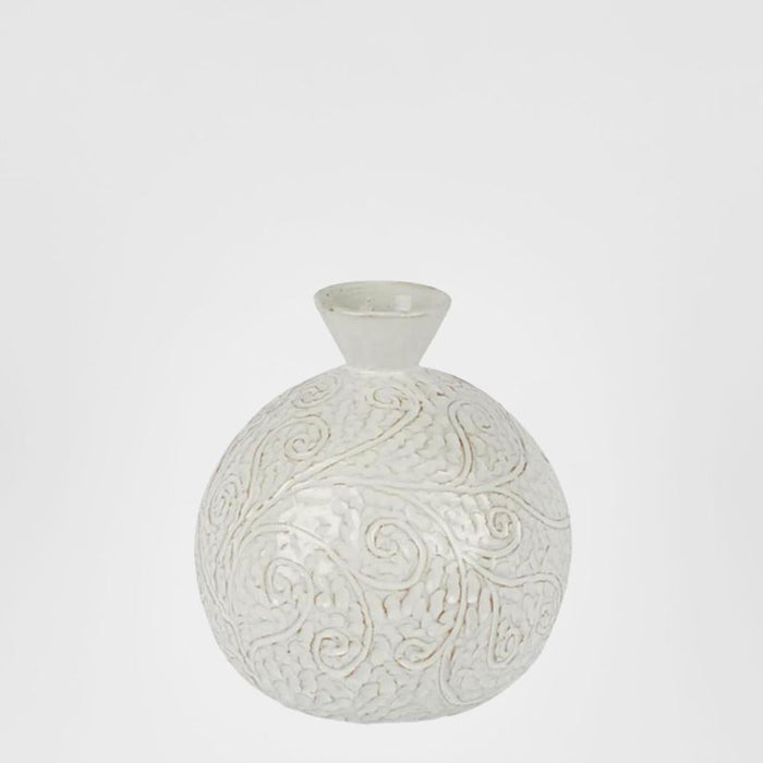 Meander Vase White