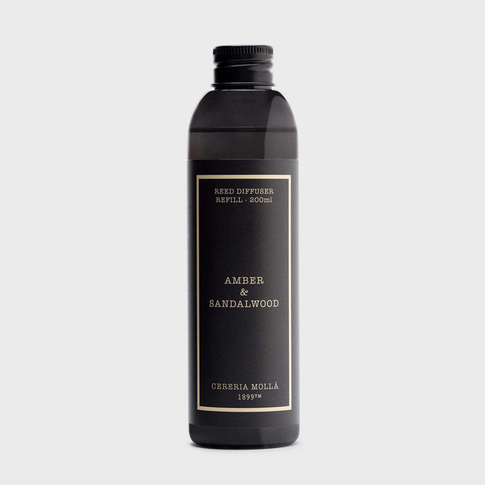 Amber & Sandalwood Premium Reed Diffuser Refill 200ml