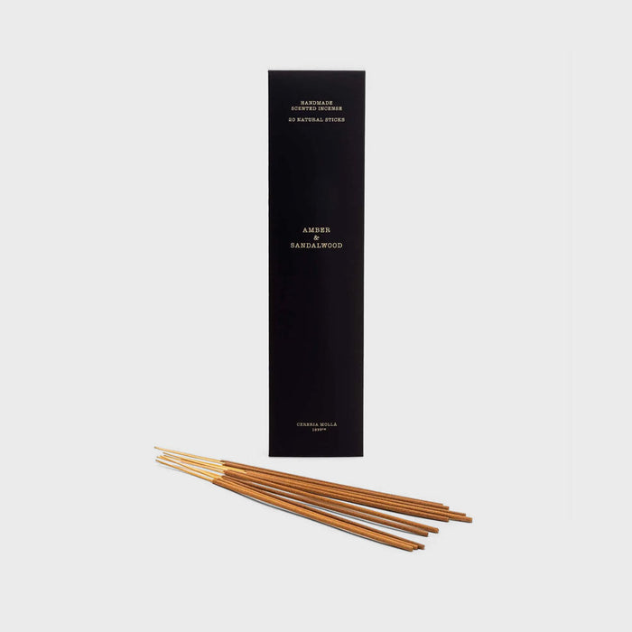 Amber & Sandalwood 20 Incense 9 Sticks
