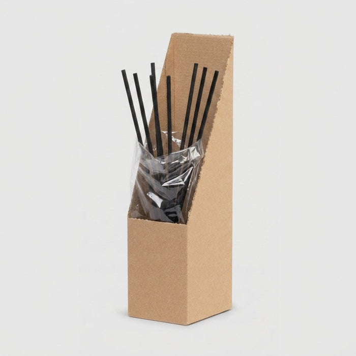 8 Black Rattan Stick for 250 ml Reed Diffuser 2 pcs