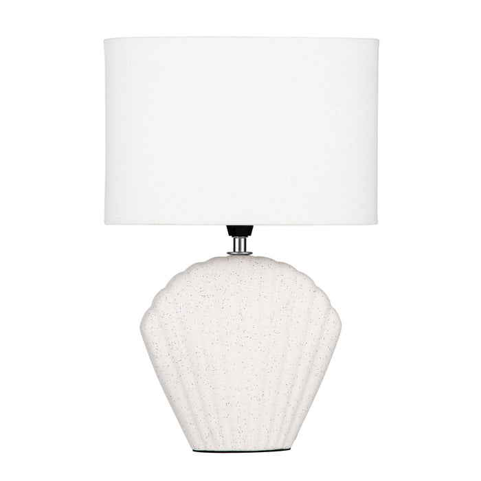 NSIMG-SHA256:fdb474149e293f0ca7e69ca71b1bff17192fb01e6694181a33886c0b92598ead · Isalbi Amalfi Seashell Table Lamp White Speckle
