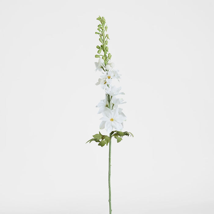 Delphinium Flower Stem 88cm White