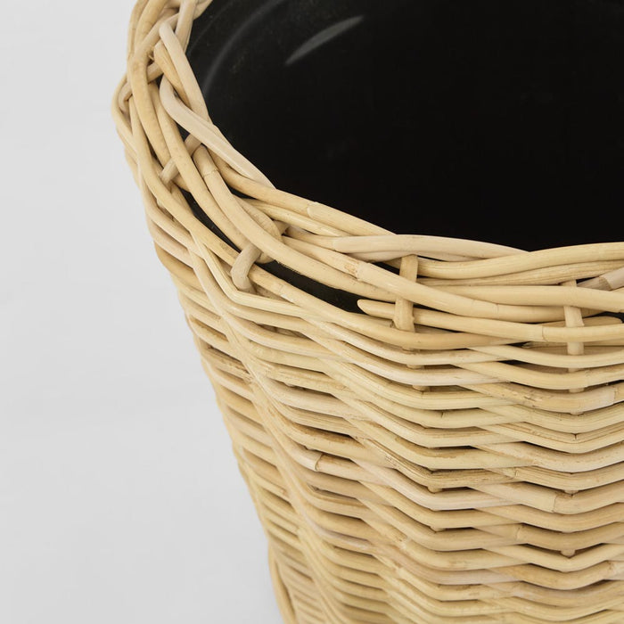 Round Rattan Basket Natural