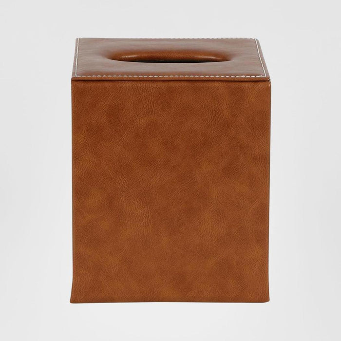 Genieve Square Tissue Box Tan 2 pcs
