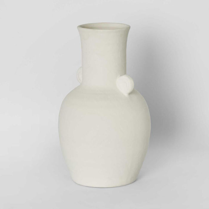 Cleo Vase White Medium