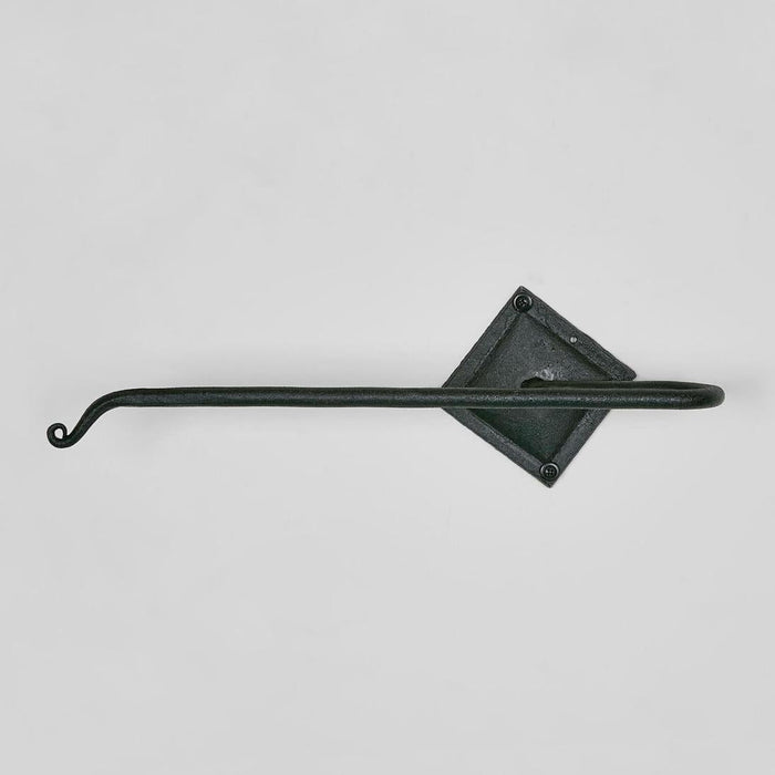 Towel Holder Long Black 2 pcs