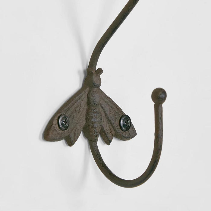 Bee Wall Hook Brown