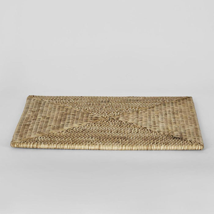 Paume Rattan Square Placemat Natural