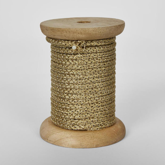 GOLD BRAIDED RIBBON 10M 3 pcs