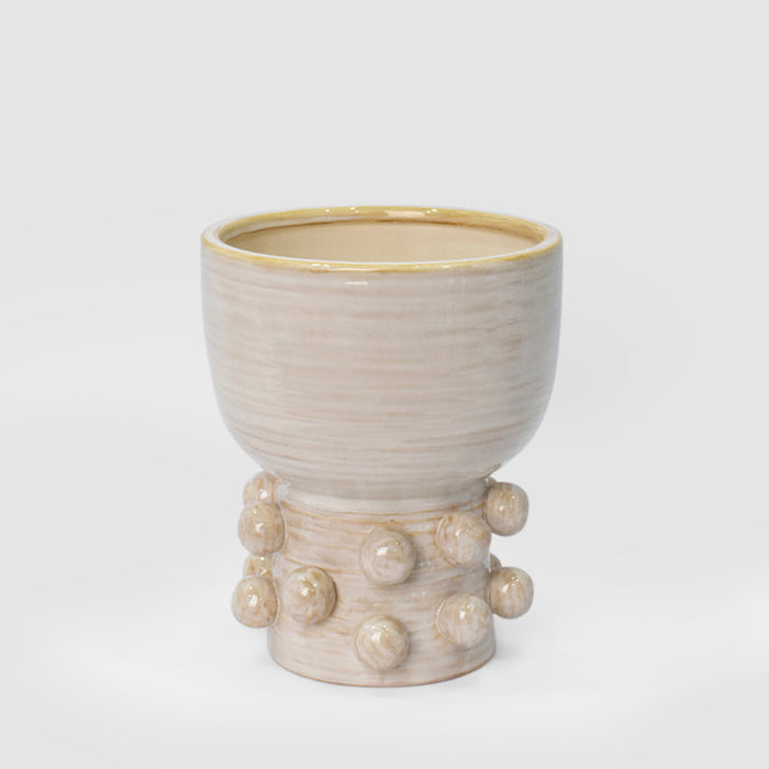 Hector Bobble Planter Small Natural 25cm