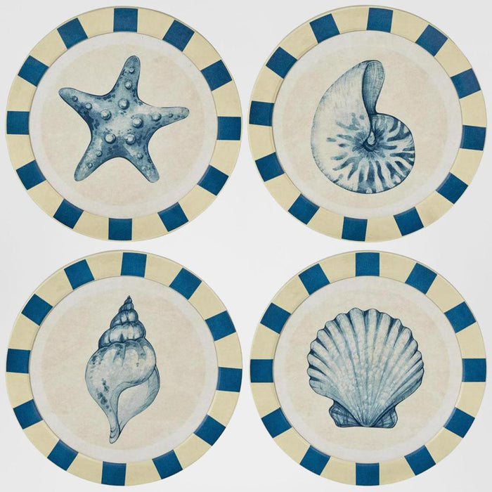 Seashells Round Wall Art
