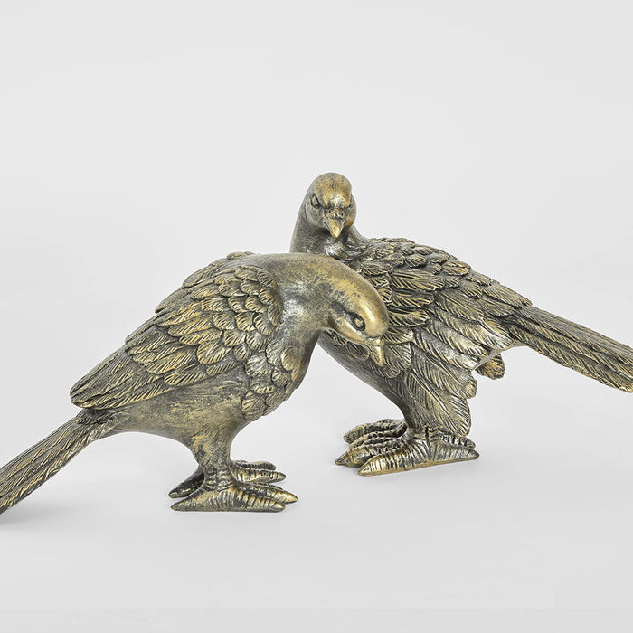 Dove Lovebirds Sculptures Antique