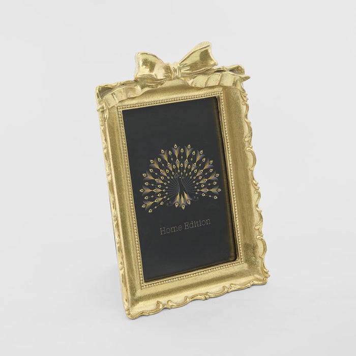 Vera Bow Photo Frame 4 x 6 Gold