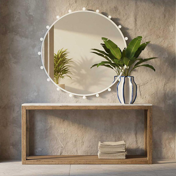 Argo Outdoor Mirror 90cm White