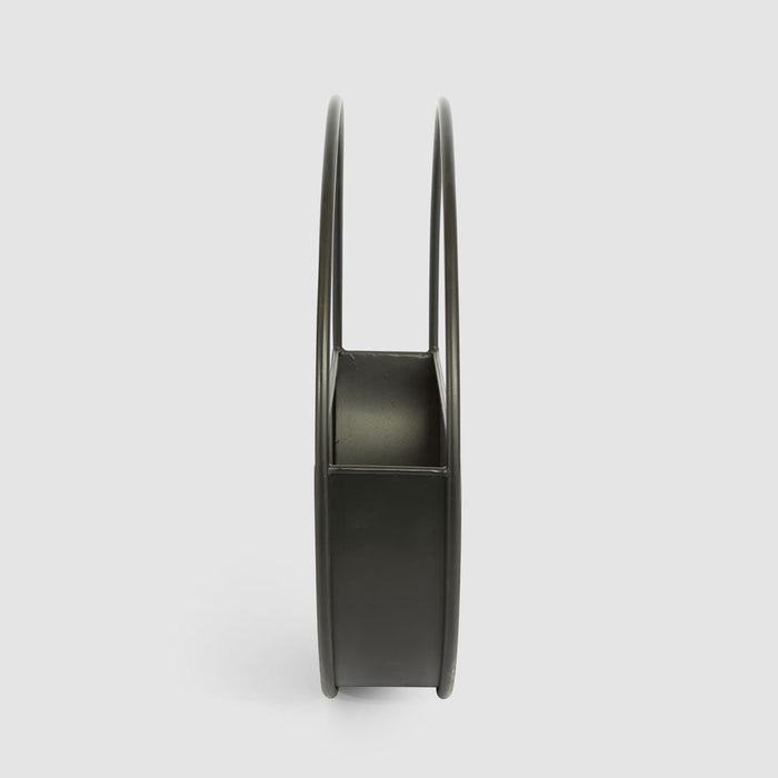 Opal Outdoor Wall Planter Large 60cm Black