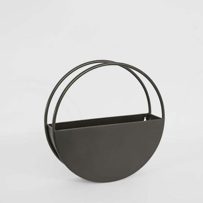 Opal Outdoor Wall Planter Small 40cm Black