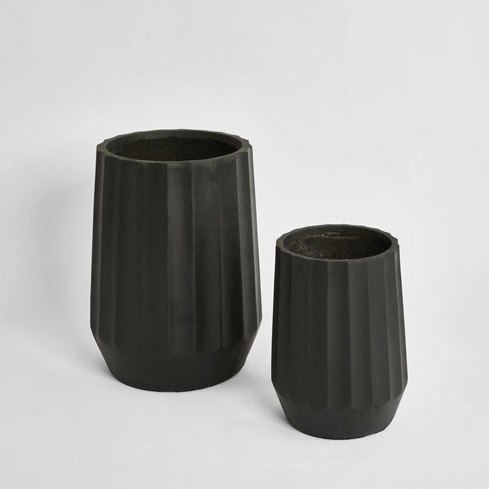 Ripple Planter Black
