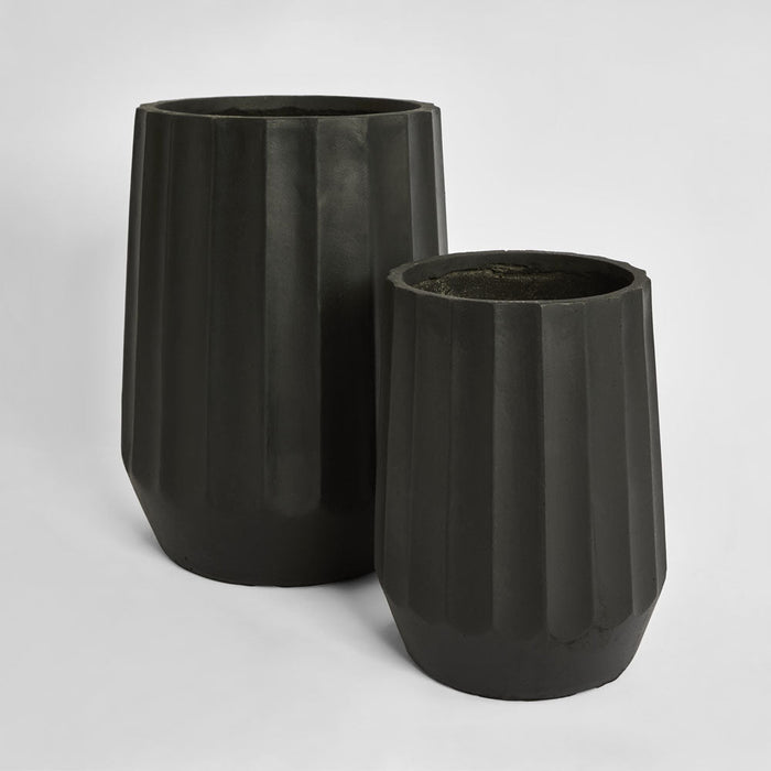 Ripple Planter Black