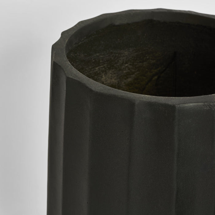 Ripple Planter Black