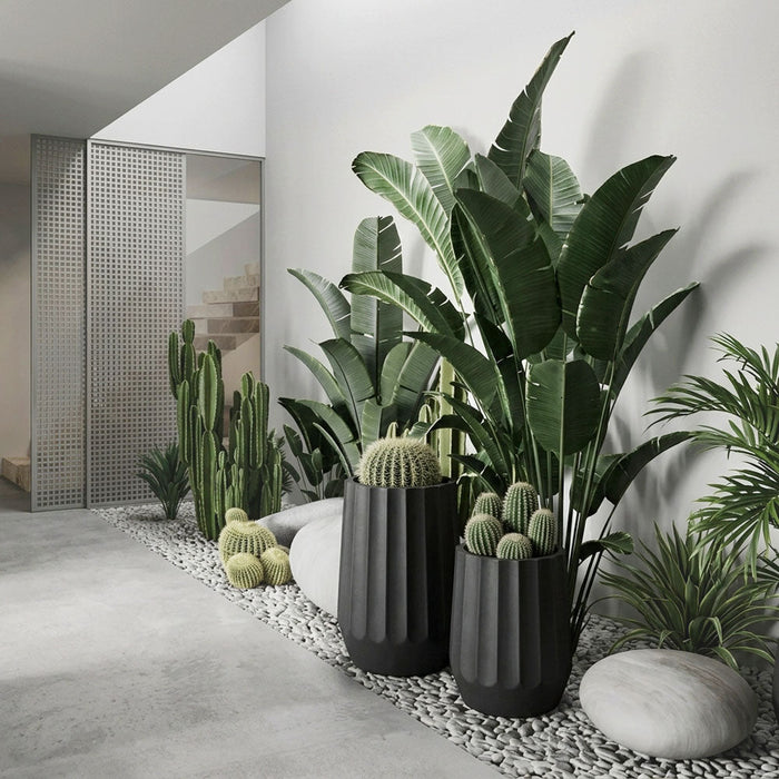 Ripple Planter Black