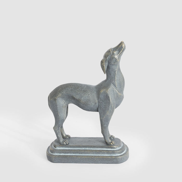 Lino Dog Sculpture Black