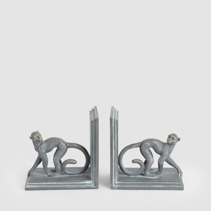 Caesar? Monkey Bookends Black