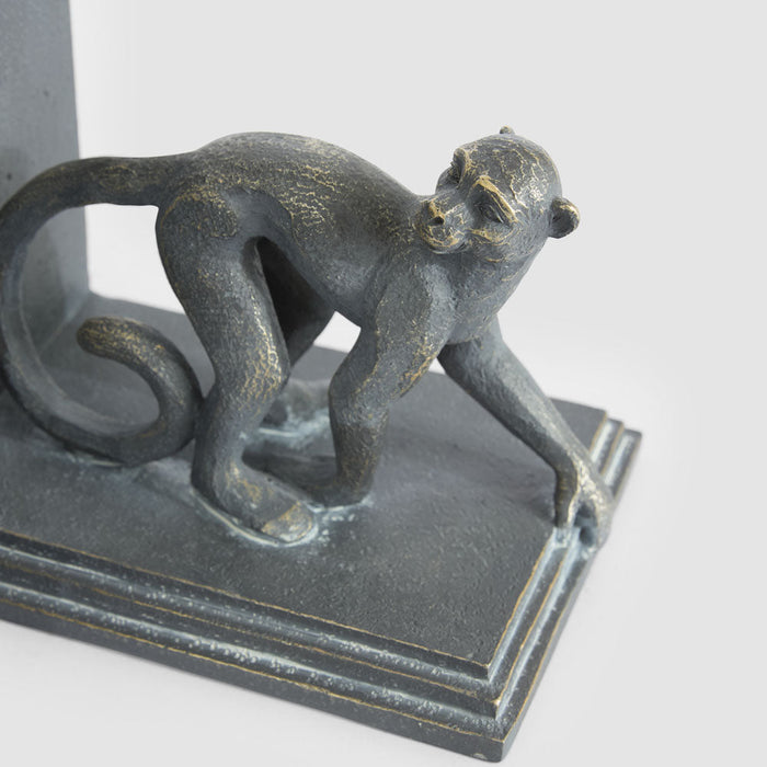 Caesar? Monkey Bookends Black