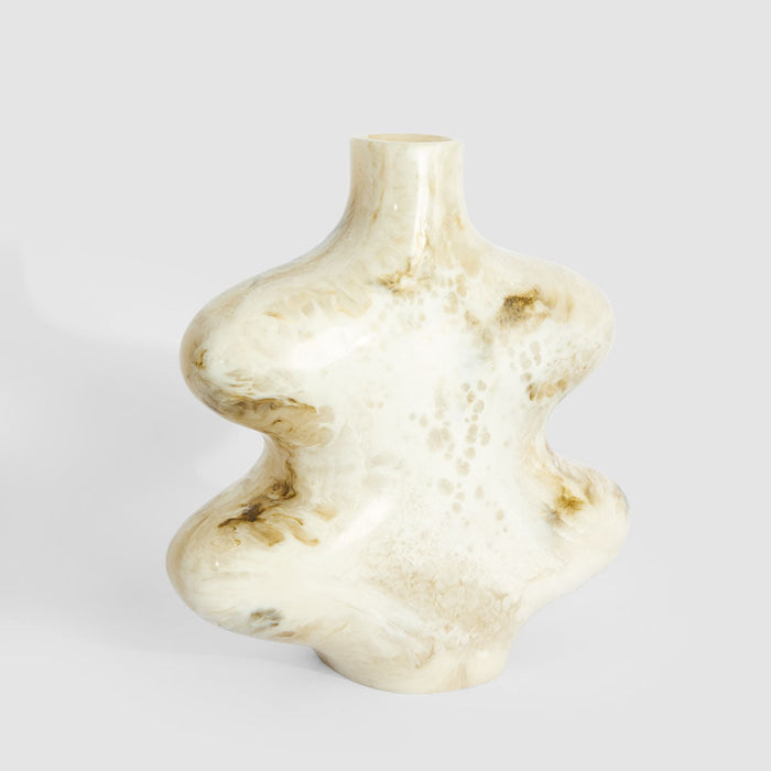 Mist Resin Vase Beige