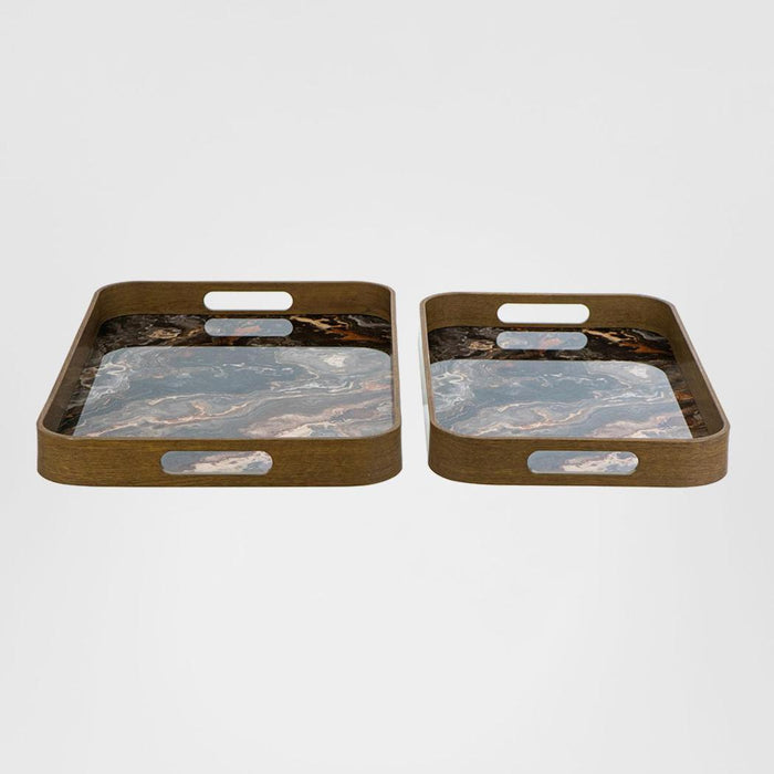 Granite Glass Tray