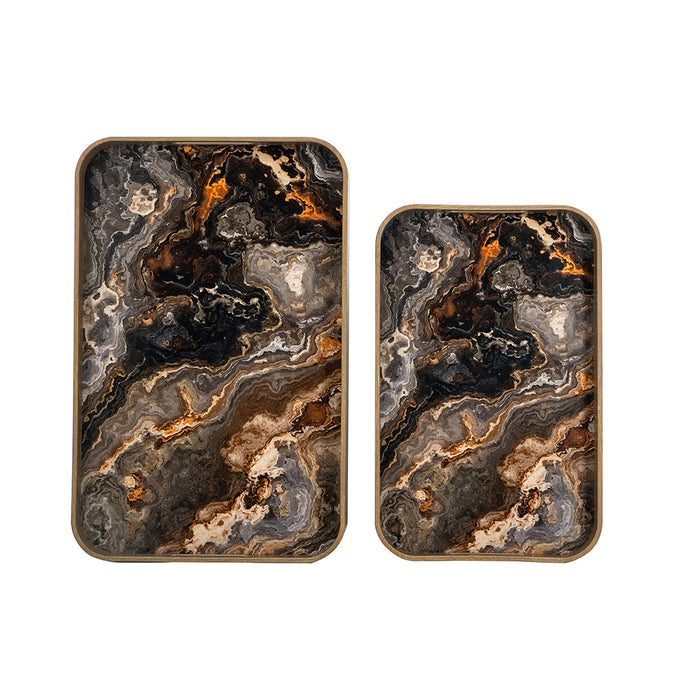 Granite Glass Tray