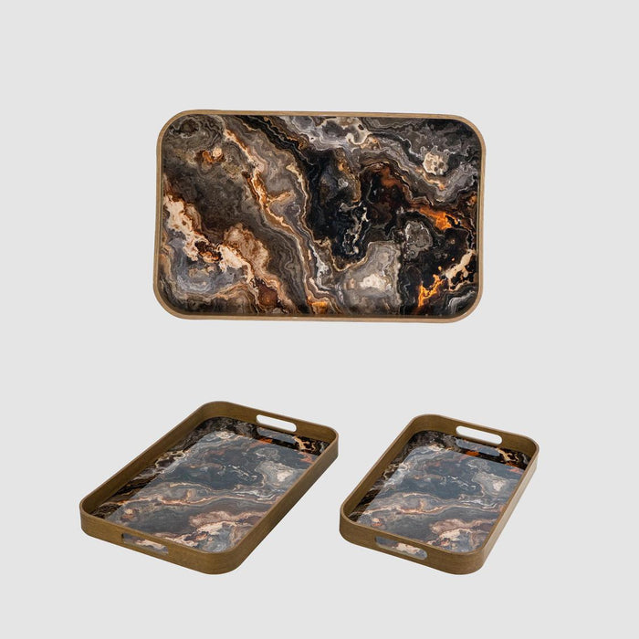 Granite Glass Tray