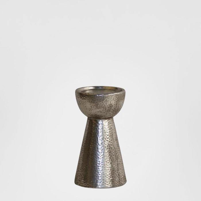 Queenie Candle Holder Silver