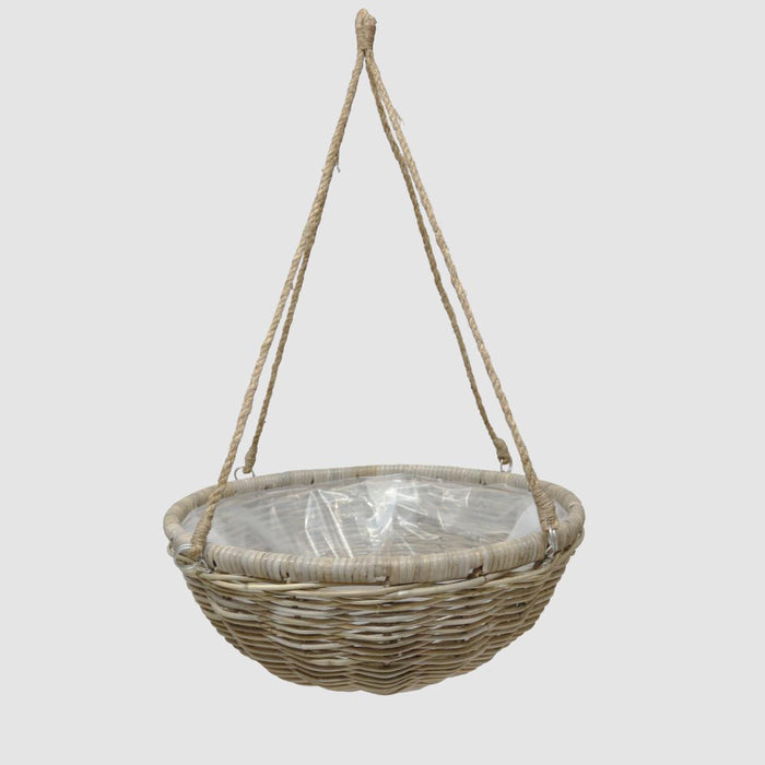 Rattan Hanging Planter Small