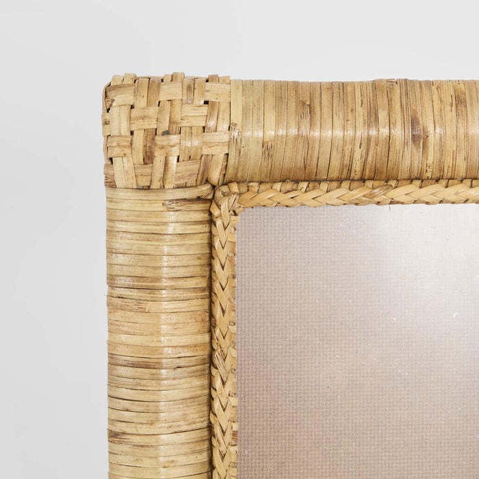 Wisp 4 x 6 Rattan Photo Frame Natural