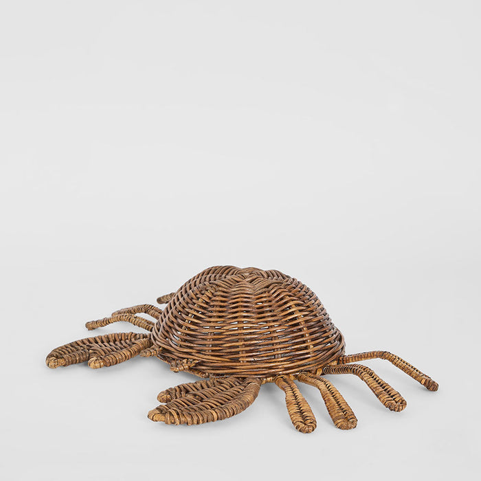 Milo The 4 x 6 Rattan Crab Brown