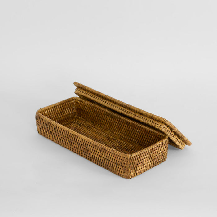 Valley Rattan Tray with a Lid